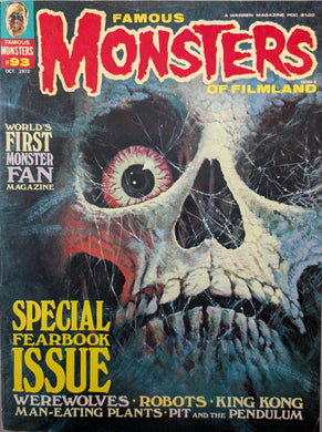 Famous Monsters Of Filmland #93 Magazine Cover Art by Luis Dominguez