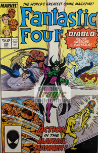Fantastic Four #306 Comic Book Cover Art