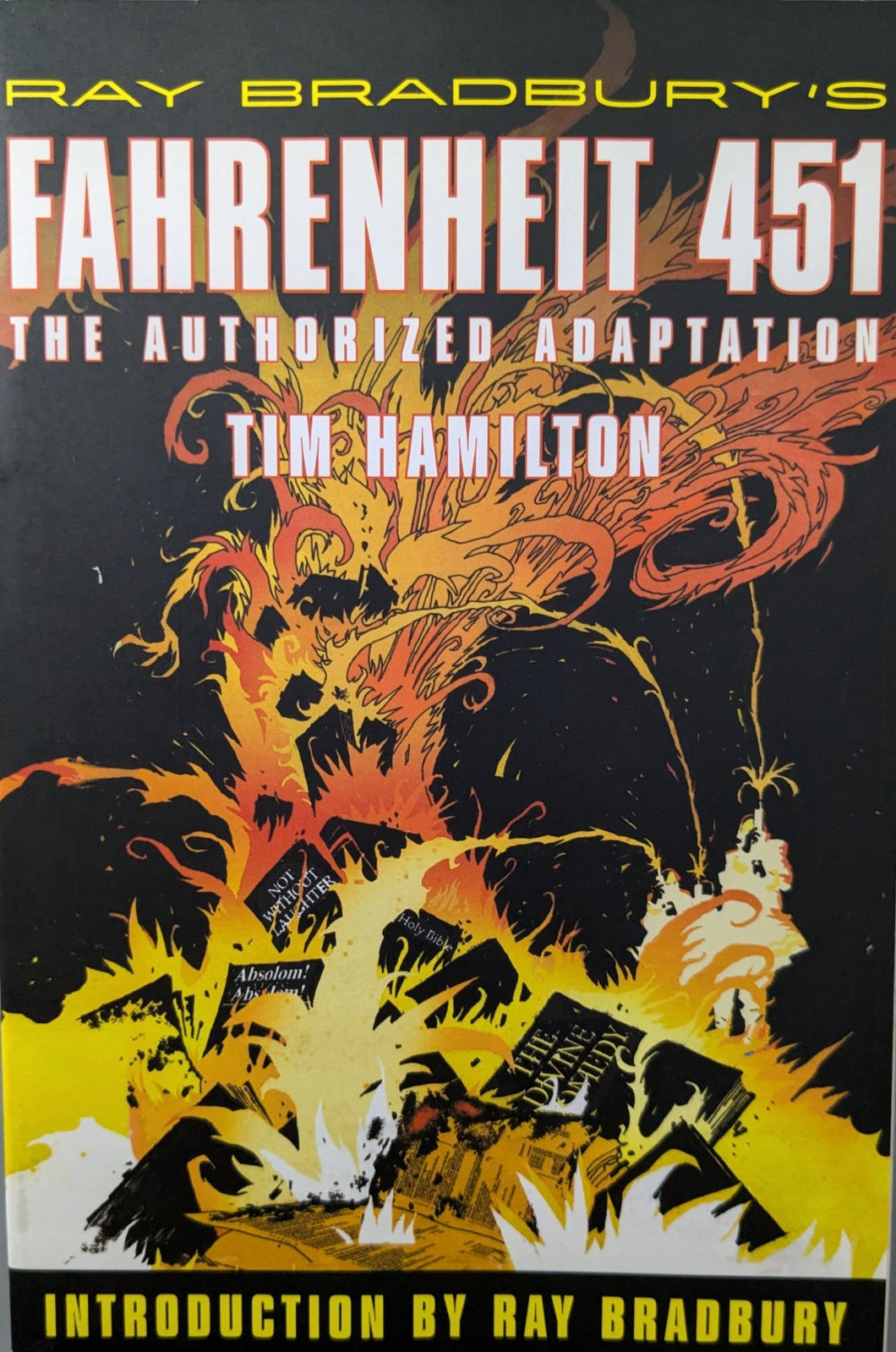 Fahrenheit 451: The Authorized Adaptation (2009) TPB Cover Art by Tim Hamilton