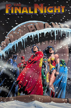 Load image into Gallery viewer, DC Comics - The Final Night (1996) Countdown Calendar Centerfold Poster by Stuart Immonen
