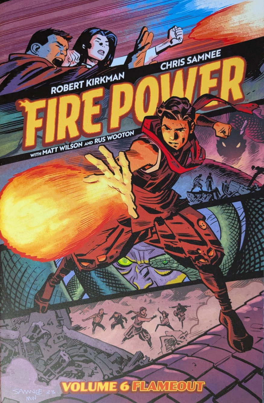 Fire Power Trade Paperback Volume 6 Cover Art by Chris Samnee
