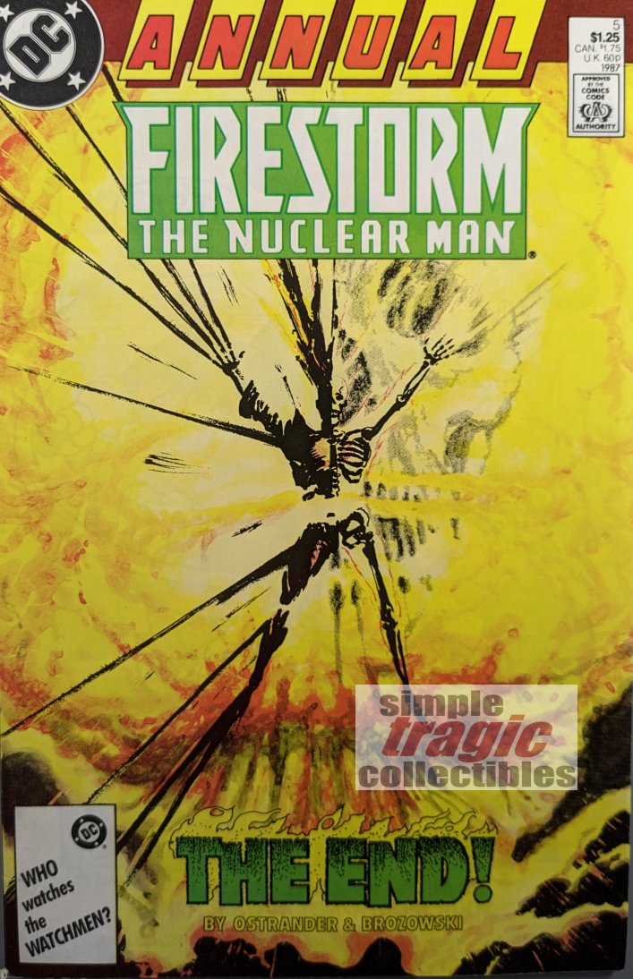 Firestorm Annual #5 Comic Book Cover Art by Joe Brozowski