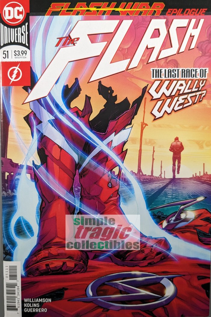 The Flash #51 Comic Book Cover Art by Howard Porter