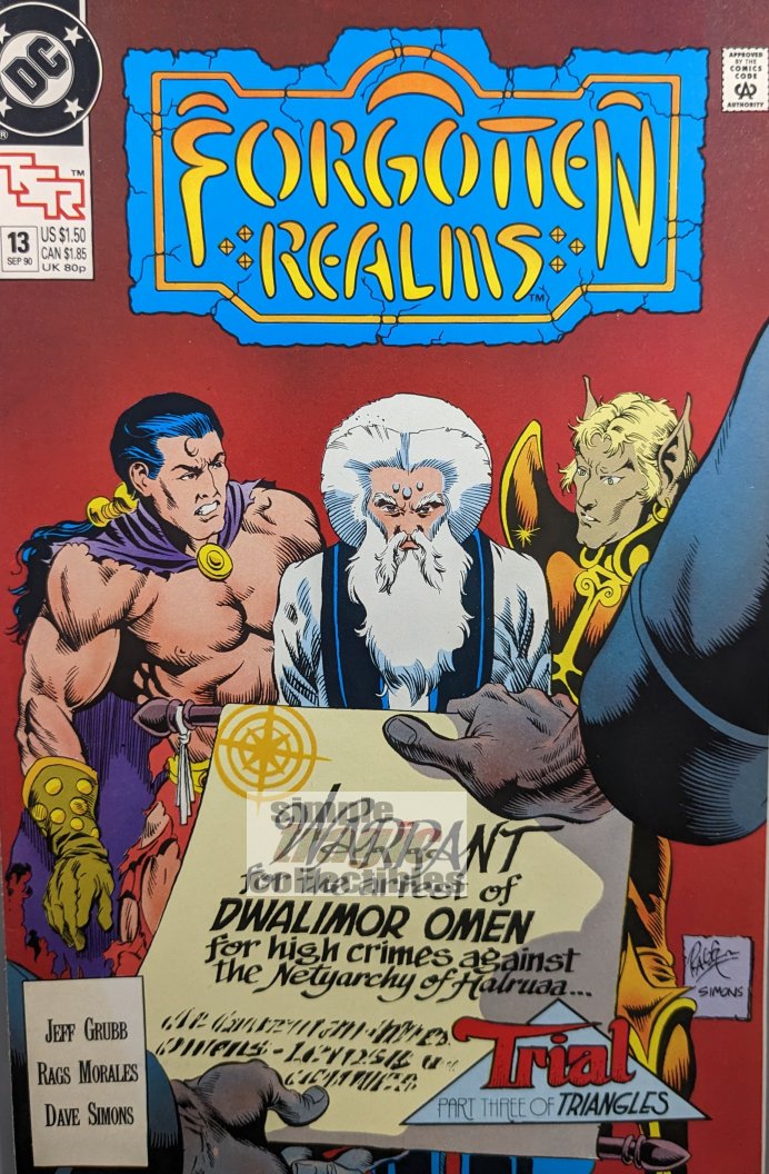 Forgotten Realms #13 Comic Book Cover Art
