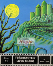 Load image into Gallery viewer, The New Adventures Of Frankenstein Magazine #1 Back Cover Art by Rick Mountfort
