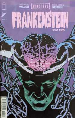 Universal Monsters: Frankenstein #2 Comic Book Cover Art by Michael Walsh