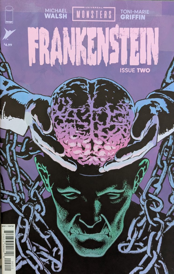 Universal Monsters: Frankenstein #2 Comic Book Cover Art by Michael Walsh