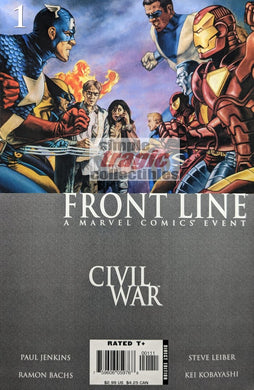 Civil War: Front Line #1 Comic Book Cover Art