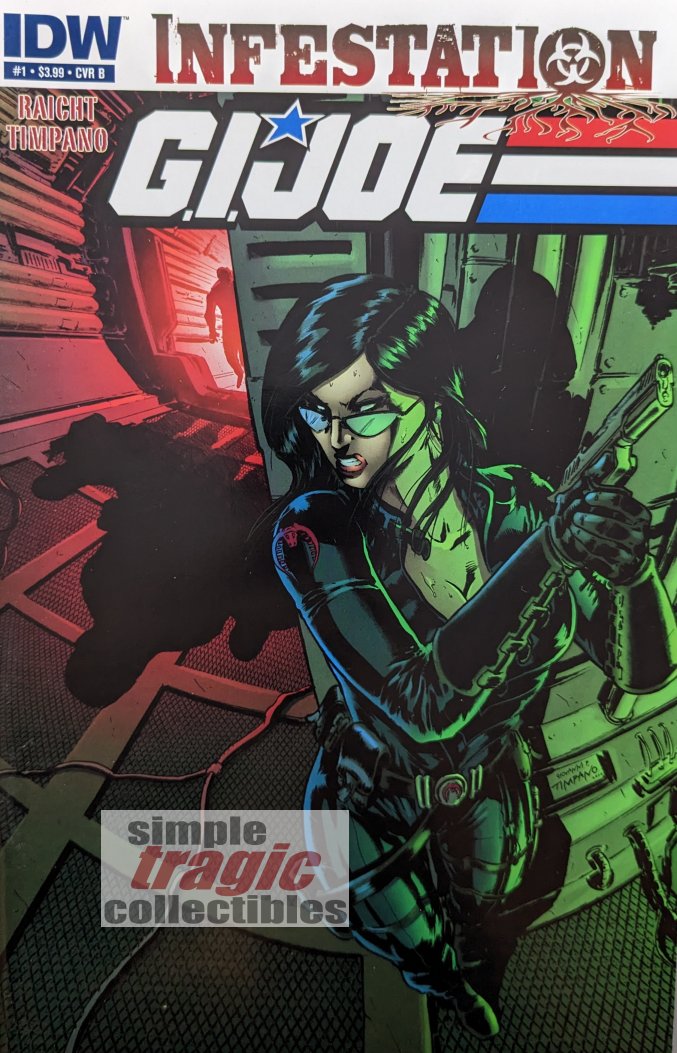 GI Joe Infestation #1 Comic Book Cover Art by Giovanni Timpano