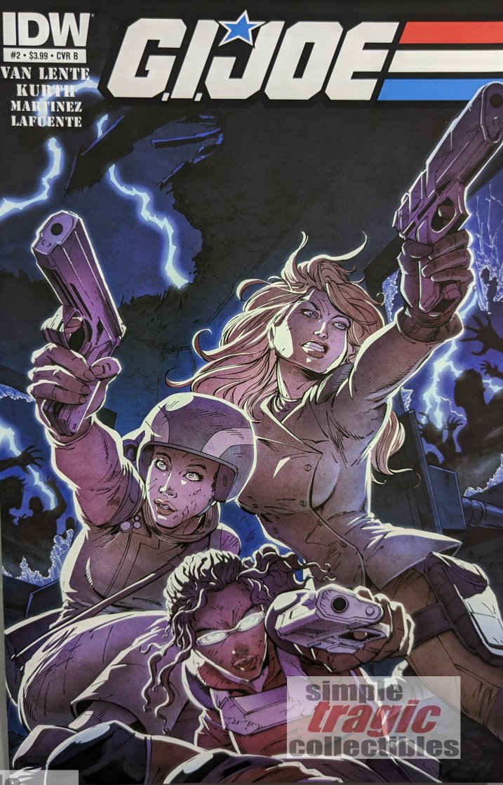 GI Joe #2 Comic Book Cover Art by Steve Kurth