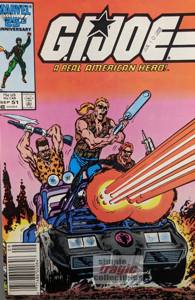 G.I. Joe #51 Comic Book Cover Art