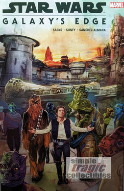 Star Wars: Galaxy's Edge TPB Cover Art by Rod Reis