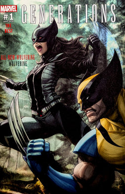 Generations Wolverine #1 Variant Comic Book Cover Art by Artgerm