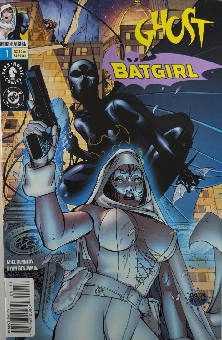 Ghost / Batgirl #1 Comic Book Cover Art by Ryan Benjamin