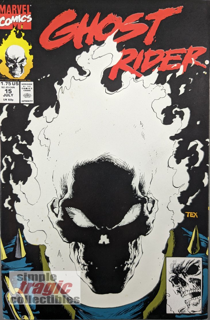 Ghost Rider #15 Comic Book Cover Art by Mark Texeira