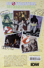 Load image into Gallery viewer, Ghostbusters: International TPB (2016) Vol 1 Trade Paperback Back Cover Art by Dan Schoening
