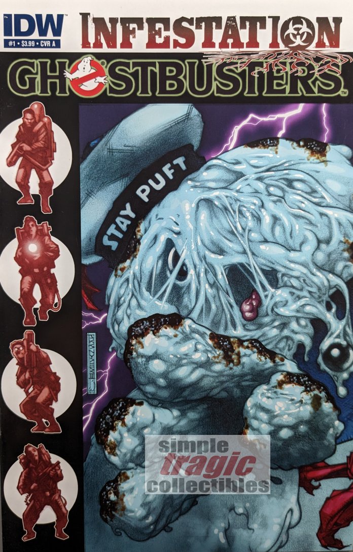 Ghostbusters: Infestation #1 Comic Book Cover Art by John K. Snyder III