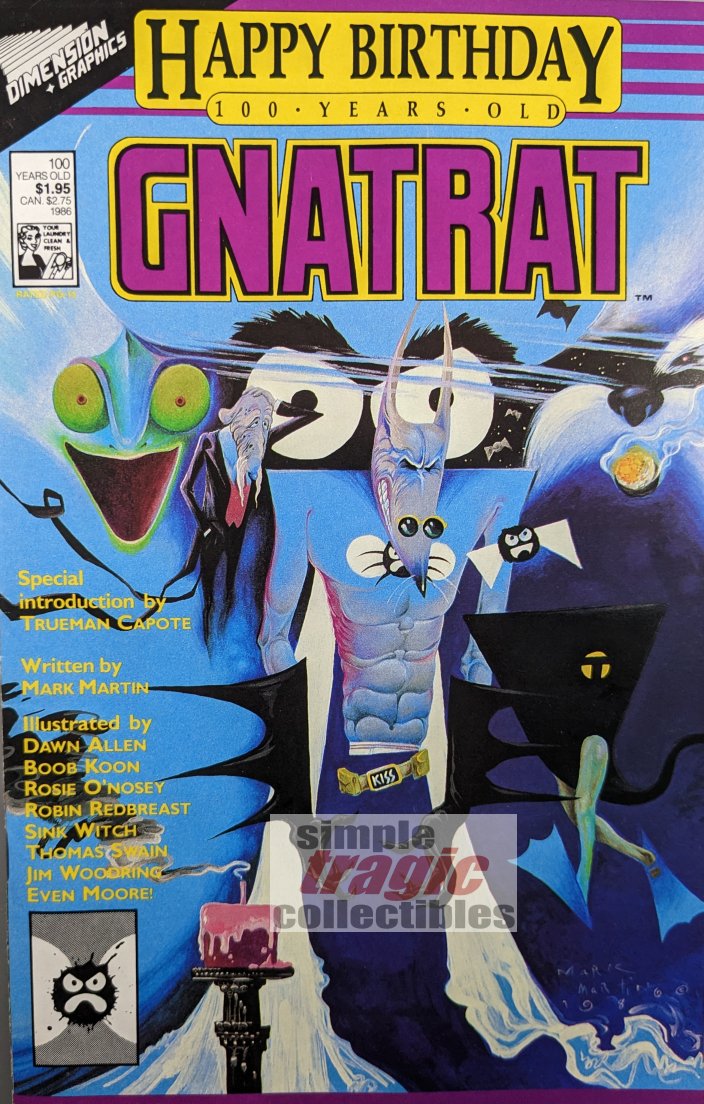 Happy Birthday Gnatrat #1 Comic Book Cover Art by Mark Martin