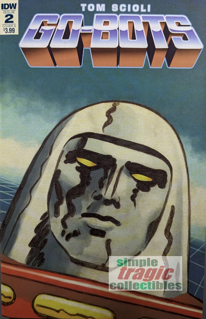 Go-Bots #2 Comic Book Cover Art by Tom Scioli