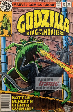 Godzilla #18 Comic Book Cover Art by Herb Trimpe