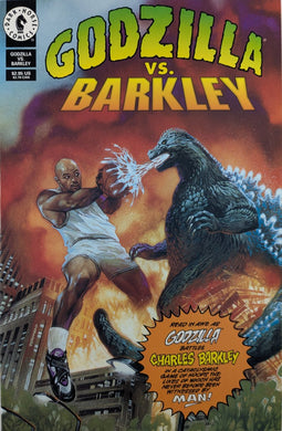 Godzilla Vs. Barkley #1 Comic Book Cover Art by Dave Dorman