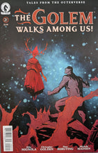 Load image into Gallery viewer, The Golem Walks Among Us #2 Comic Book Cover Art by Peter Bergting
