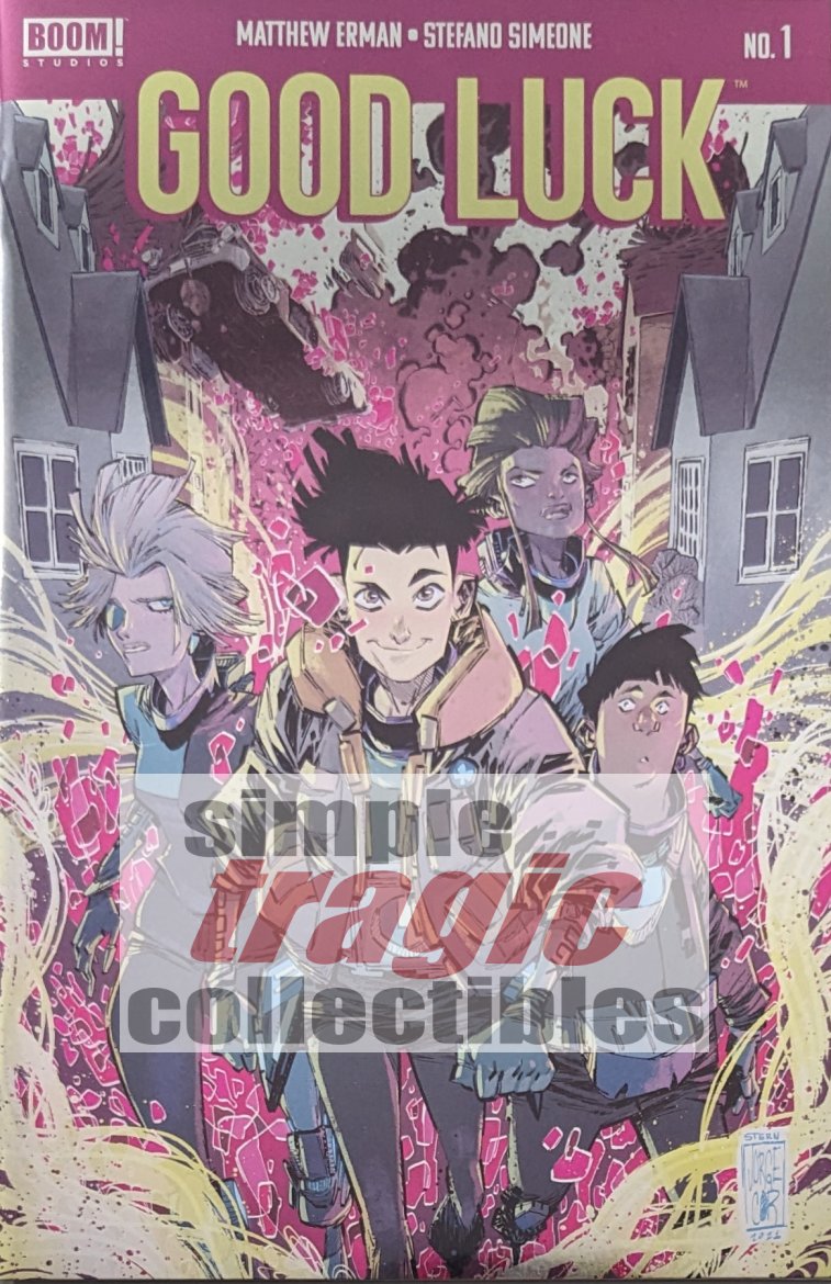 Good Luck #1 Foil Variant Comic Book Cover Art by Jorge Corona