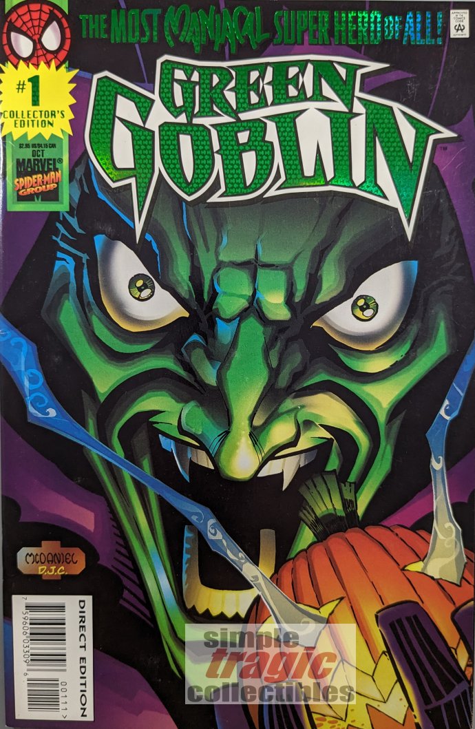 Green Goblin #1 Comic Book Cover Art