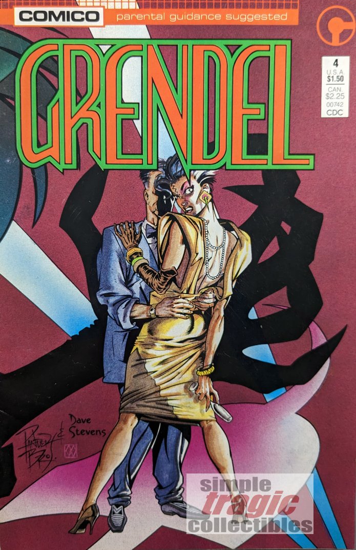 Grendel #4 Comic Book Cover Art by Pander Bros.
