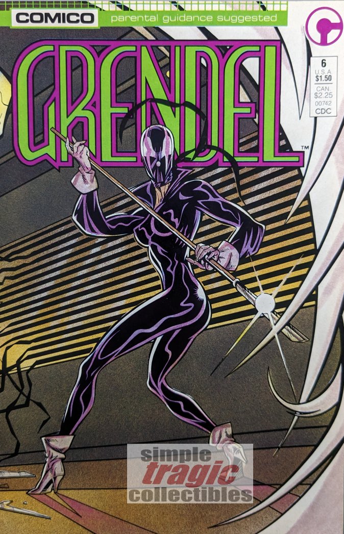 Grendel #6 Comic Book Cover Art by the Pander Bros.