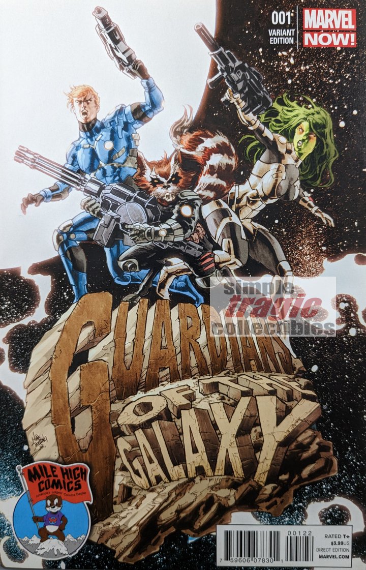 Guardians Of The Galaxy #1 Mile High Comics Variant Comic Book Cover Art by Mike Deodato Jr.