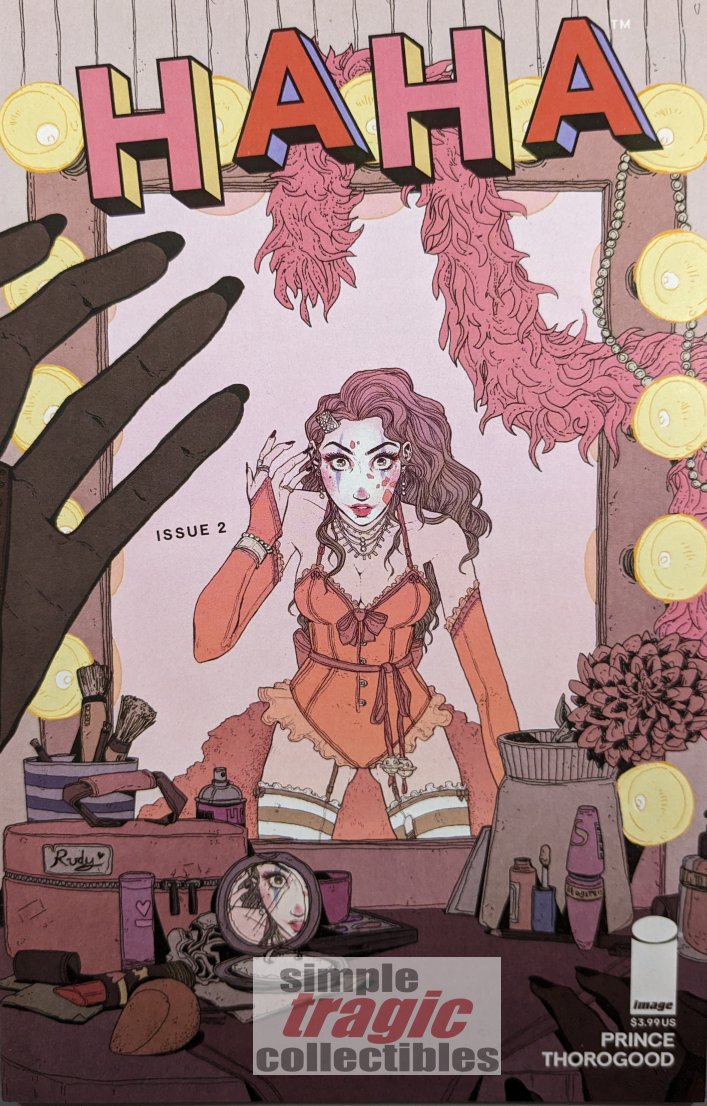 HAHA #2 Comic Book Cover Art by Zoe Thorogood