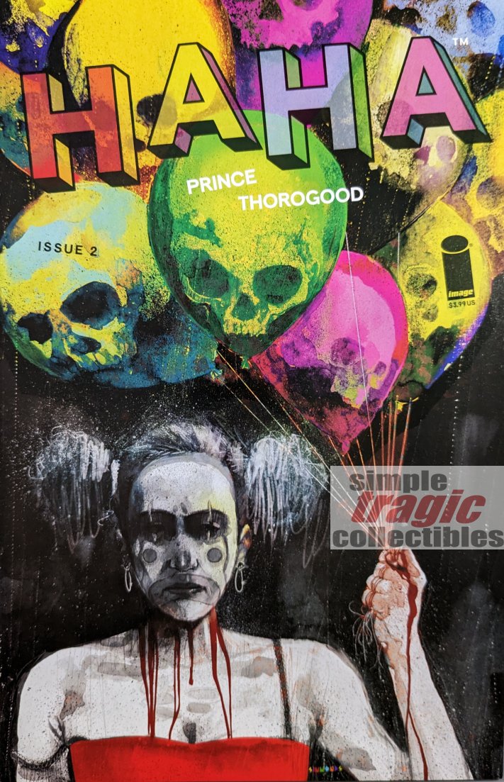 HAHA #2 Comic Book Cover Art by Martin Simmonds