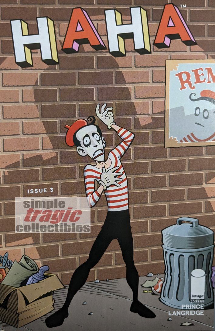 HAHA #3 Comic Book Cover Art by Roger Langridge