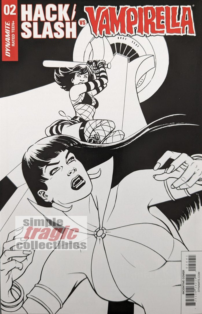 Hack / Slash Vs. Vampirella #2 Comic Book Cover Art by Goran Sudzuka