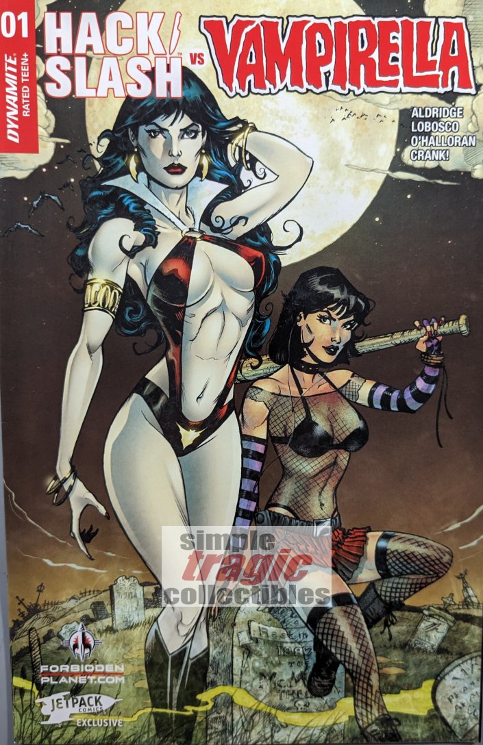 Hack / Slash Vs. Vampirella #1 Comic Book Cover Art by Michael Dooney