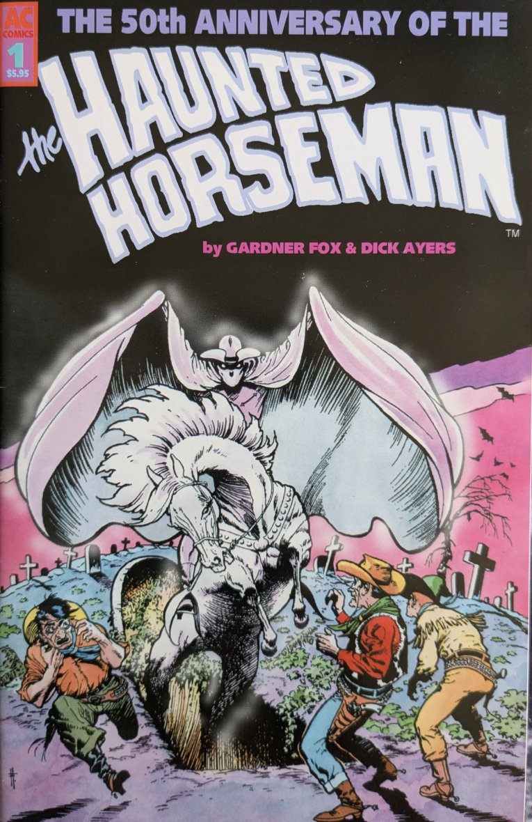 The Haunted Horseman #1 Comic Book Cover Art by Frank Frazetta