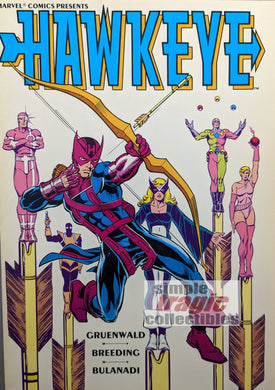 Hawkeye Graphic Novel Cover Art by Mark Gruenwald