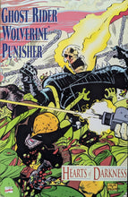 Load image into Gallery viewer, Ghost Rider Wolverine Punisher Hearts Of Darkness Comic Book Cover Art by John Romita Jr.
