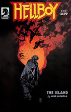 Load image into Gallery viewer, Hellboy: The Island #2 Comic Book Cover Art by Mike Mignola
