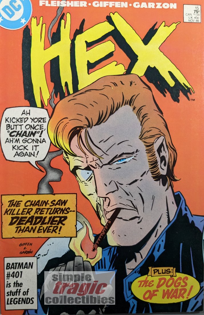 Hex #15 Comic Book Cover Art by Keith Giffen