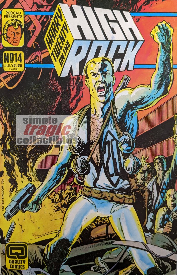 2000 AD Presents #14 Comic Book Cover Art by Alan Davis