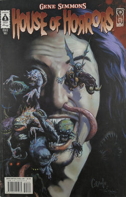 Gene Simmons House Of Horrors #1 Comic Book Cover Art by Greg Capullo