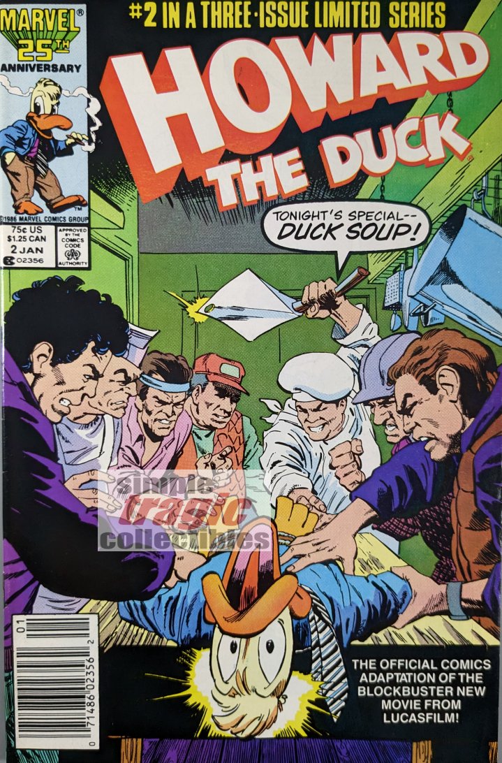 Howard The Duck The Movie #2 Comic Book Cover Art Kyle Baker