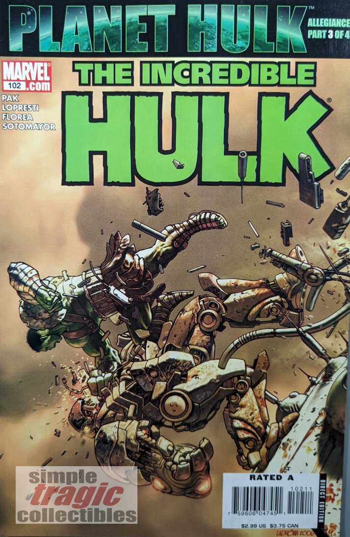 Incredible Hulk #102 Comic Book Cover Art by Ladronn