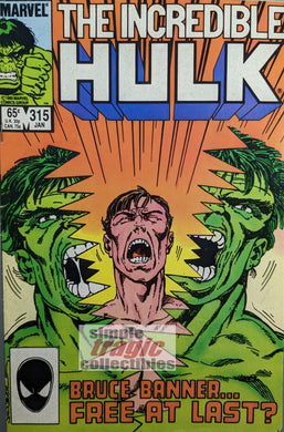 The Incredible Hulk #315 Comic Book Cover Art by John Byrne