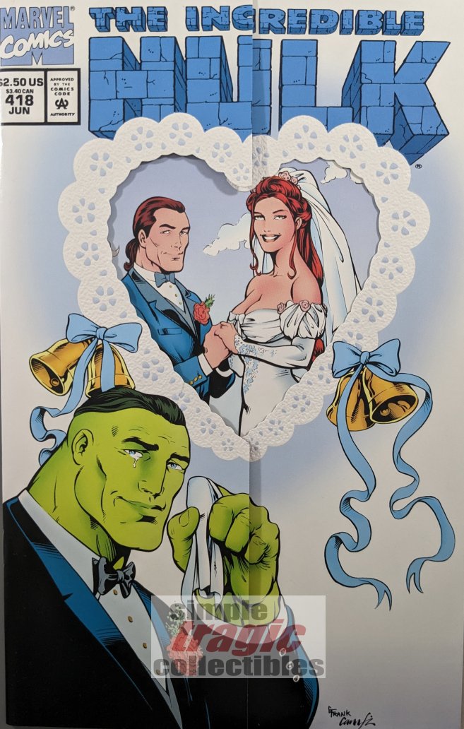 Incredible Hulk #418 Comic Book Cover Art by Gary Frank