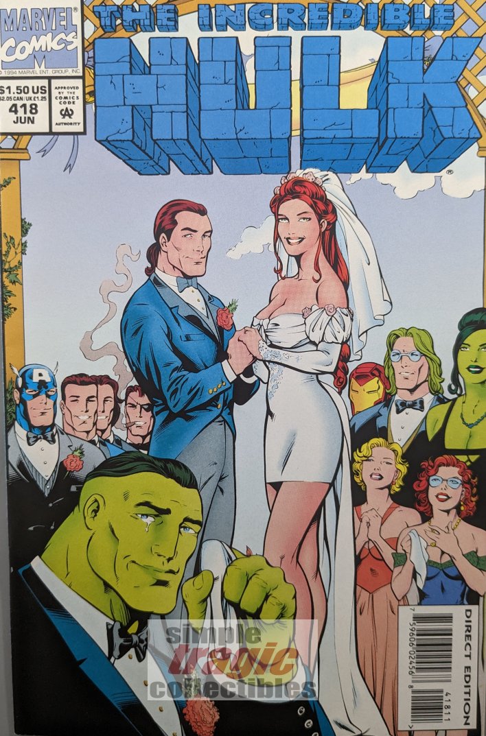Incredible Hulk #418 Comic Book Cover Art by Gary Frank