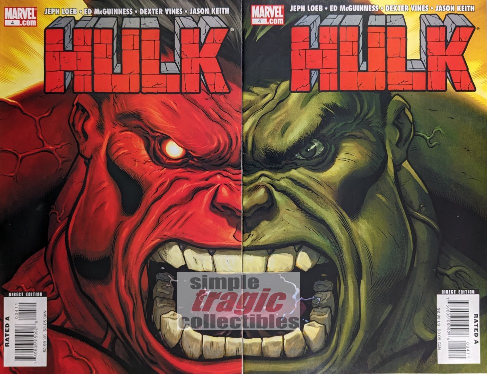 Hulk #4 Connecting Comic Book Cover Art by Ed McGuinness