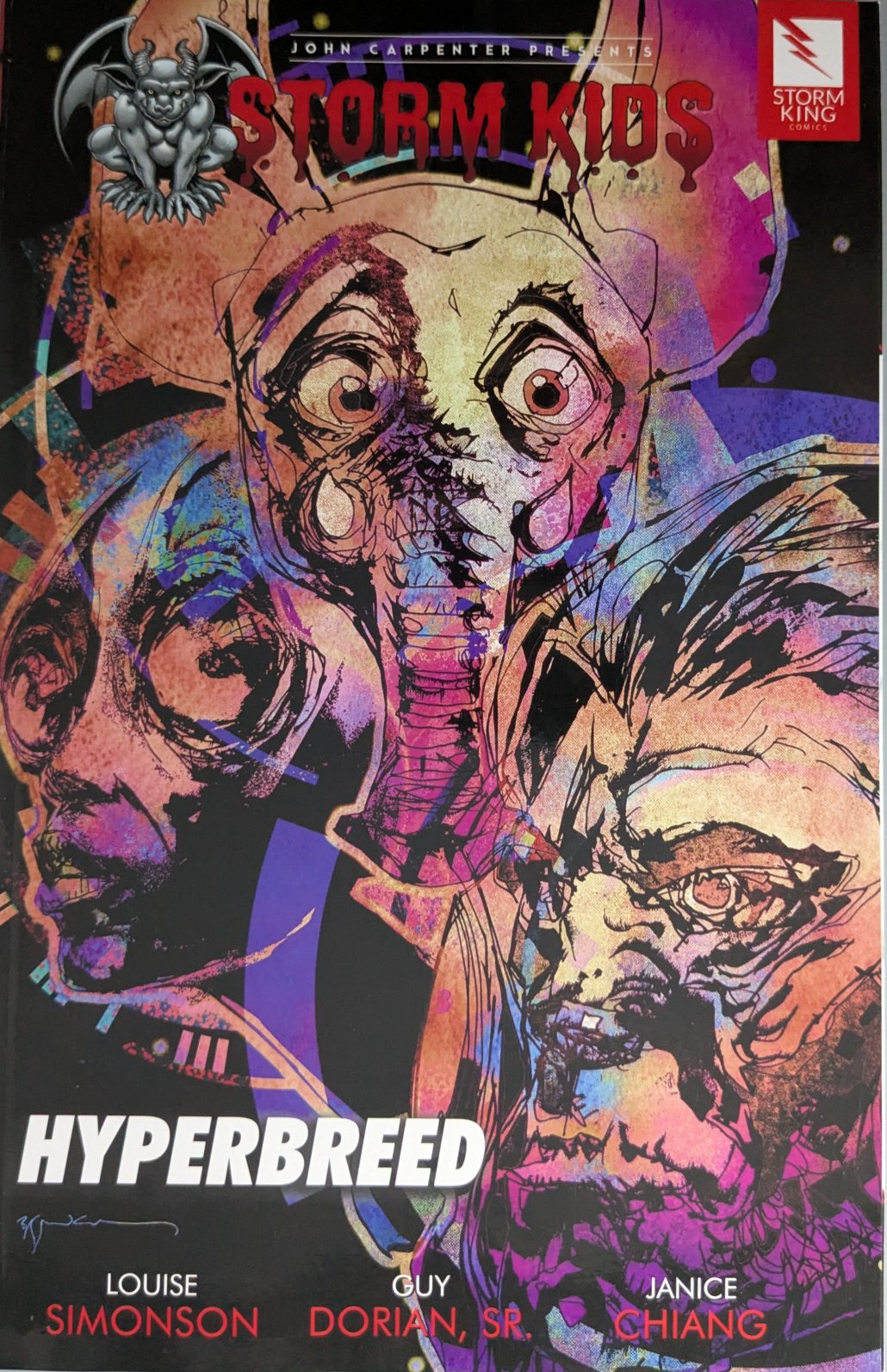 John Carpenter Presents Storm Kids: Hyperbreed (2020) TPB Cover Art by Bill Sienkiewicz